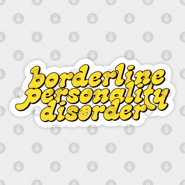 BPD Positivi-tee Sticker by DankFutura